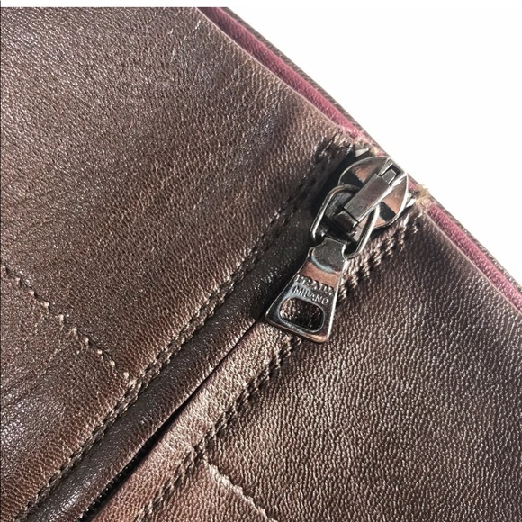 ❌SOLD❌ Authentic leather Prada knee-high boots - Picture 6 of 8